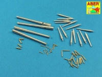 Metal Gun-Barrels - Set for IJN Mikasa - 1/200 - I LOVE KIT 62004 / Hobby Boss 82002 - 1/200