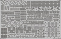 Photo-Etched Parts AA Guns and Rocket Launchers for 1/200 HMS Hood - Trumpeter 03710 - 1/200