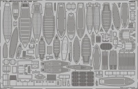 Photo-Etched Parts Life-Rafts for 1/200 HMS Hood - Trumpeter 03710 - 1/200