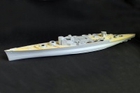 Holzdeck für 1:200 HMS Hood inkl. Fotoätzteilen - Trumpeter 03710 - 1:200