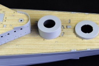 Wooden Deck with PE for 1/200 HMS Hood - Trumpeter 03710 - 1/200