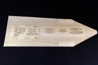 Wooden Deck with PE for 1/200 HMS Hood - Trumpeter 03710 - 1/200