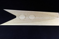 Wooden Deck with PE for 1/200 HMS Hood - Trumpeter 03710 - 1/200