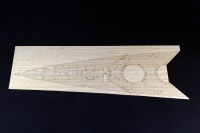 Wooden Deck with PE for 1/200 HMS Hood - Trumpeter 03710 - 1/200