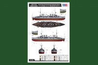Französisches Pre-Dreadnought Schlachtschiff Voltaire - 1:350