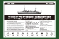 French Navy Pre-Dreadnought Battleship Voltaire - 1/350