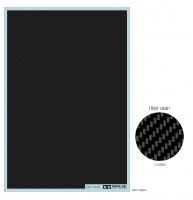 Tamiya Carbon Pattern Decal - Twill Weave / Fine