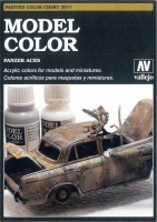 Vallejo Model Color and Panzer Aces - Handmade Colour Chart 2017