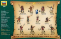 Französische Infanterie Hundertjähriger Krieg - 1:72
