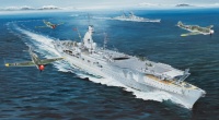 German Navy Aircraft Carrier DKM Peter Strasser - 1/350