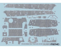Zimmerit Decal-Sheet for King Tiger - MENG TS-031 - 1/35