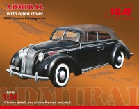 Admiral Cabriolet - Soft Top - WWII German Passenger Car - 1/24