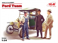 Ford Team - Model T 1913 with 3 figures - 1/24