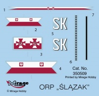 ORP Slazak - Polnisches Torpedoboot (ex A-59) - 1:350