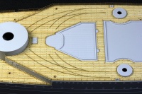 Wooden Deck with PE for 1/350 French Navy Battleship Strasbourg - Hobby Boss 86507 - 1/350