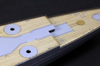 Wooden Deck with PE for 1/350 French Navy Battleship Strasbourg - Hobby Boss 86507 - 1/350