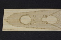 Wooden Deck with PE for 1/350 French Navy Battleship Strasbourg - Hobby Boss 86507 - 1/350