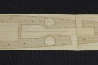Wooden Deck with PE for 1/350 French Navy Battleship Strasbourg - Hobby Boss 86507 - 1/350