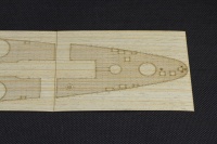 Wooden Deck with PE for 1/350 French Navy Battleship Strasbourg - Hobby Boss 86507 - 1/350