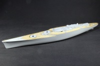 Wooden Deck with PE for 1/350 French Navy Battleship Strasbourg - Hobby Boss 86507 - 1/350
