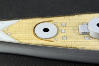 Wooden Deck with PE for 1/350 French Navy Battleship Strasbourg - Hobby Boss 86507 - 1/350