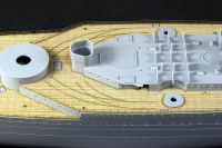 Wooden Deck with PE for 1/350 French Navy Battleship Strasbourg - Hobby Boss 86507 - 1/350