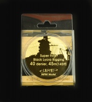 Black Ship Rigging - Super Fine - 0,068mm - 1/700 - 1/350 - 45m