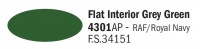 Italeri Acrylic 4301AP - Flat Interior Grey Green - FS34151 - 20ml