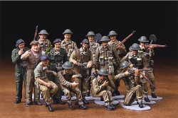 Figurenset Britische Armee - Infanterie und Panzerbesatzung - Europa - 1:48