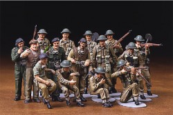 Figurenset Britische Armee - Infanterie und Panzerbesatzung - Europa - 1:48