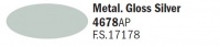 Italeri Acrylic 4678AP - Silber glänzend / Metal. Gloss Silver - FS17178 - 20ml