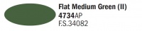 Italeri Acrylic 4734AP - Flat Medium Green (II) - FS34082 - 20ml