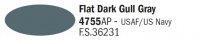 Italeri Acrylic 4755AP - Flat Dark Gull Gray - FS36231 - 20ml