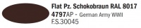 Italeri Acrylic 4797AP - Flat Pz. Schokobraun RAL 8017 - FS30045 - 20ml