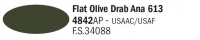 Italeri Acrylic 4842AP - Oliv Drab Ana 613 / Flat Olive Drab Ana 613 - FS34088 - 20ml