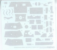 Zimmerit Decal-Sheet for Panter Ausf. D - MENG TS-038 - 1/35