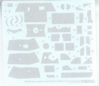 Zimmerit Decal-Sheet for Panter Ausf. D - MENG TS-038 - 1/35