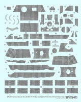 Zimmerit Type 2 Waffelmuster Decal-Sheet for Panter Ausf. A - MENG TS-038