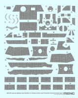 Zimmerit - Typ 2 Waffelmuster - für Meng Panther Ausf. A - TS-035 - 1:35