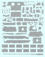 Zimmerit Type 4 Decal-Sheet for Panter Ausf. A - MENG TS-038