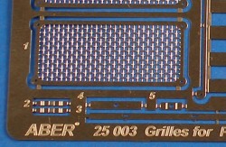 ABER Grilles for Sd.Kfz.171 Panther, Ausf.G