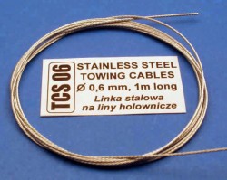 Stainless Steel Towing Cable Ø0,6mm, 1m long