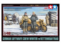 German Luftwaffe Crew - Winter - with Kettenkrad - 1/48