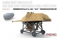 Turret maintenance stand & muzzle cover für Tiger II - 1:35