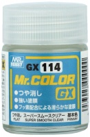 Mr. Hobby Mr. Color GX114 Super Smoot Clear - Clear Coat Flat