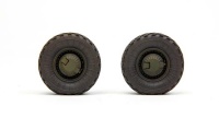 GAZ-233014 STS Tiger - Sagged Wheel Set for russian Armored High-Mobility Vehicle - 1/35