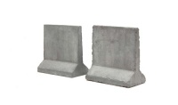 Precast Concrete Walls - 4 Stück - 1:35