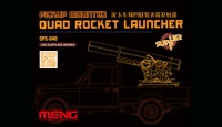 Pickup Mounted Quad Rocket Launcher - 1:35