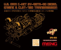 US M911 C-HET 8V-92TA-80 Diesel Engine & CLBT-750 Transmission - 1/35