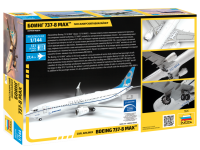 Boeing 737-8 MAX - Ziviles Passagierflugzeug - 1:144